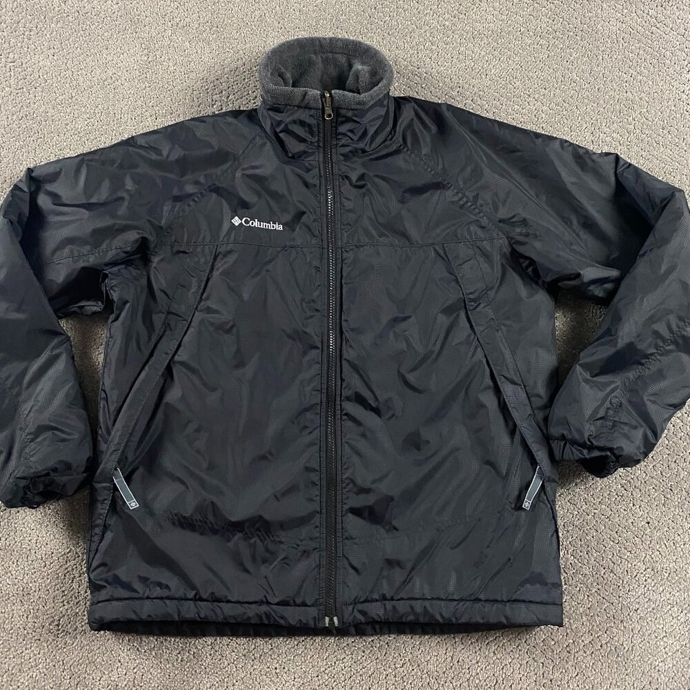 Columbia Men's Black Insulated Full-Zip Jacket